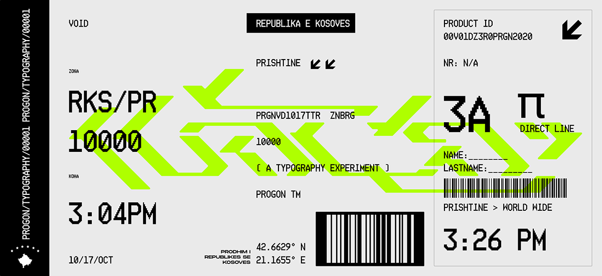acid acidgfx aesthetic design futuristic ticket type typography  