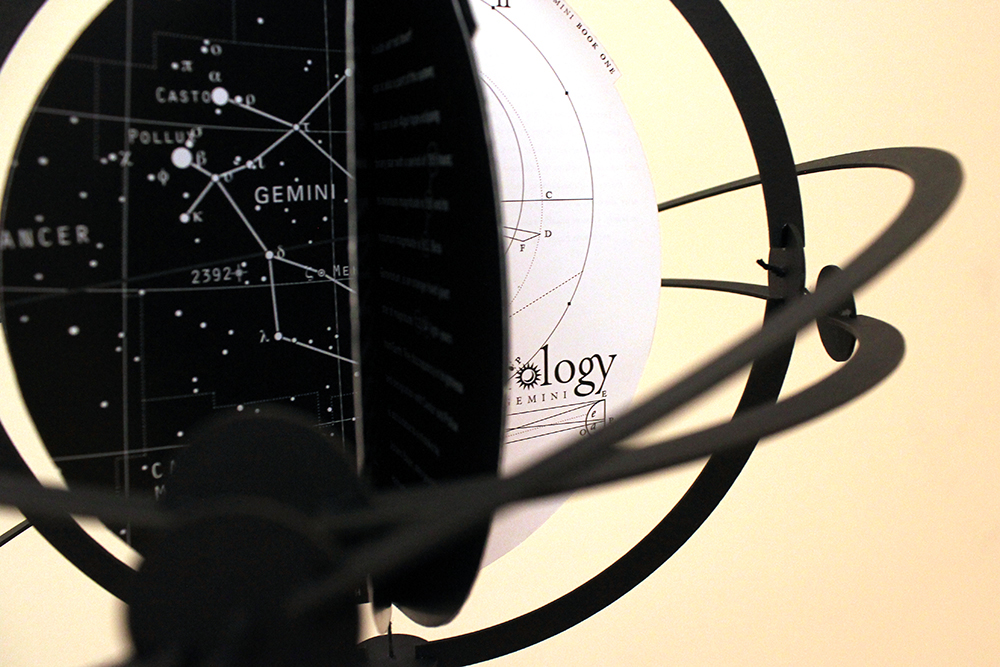 type  typography Astrology  Graphic design Gemini astronomy Layout book Orbit