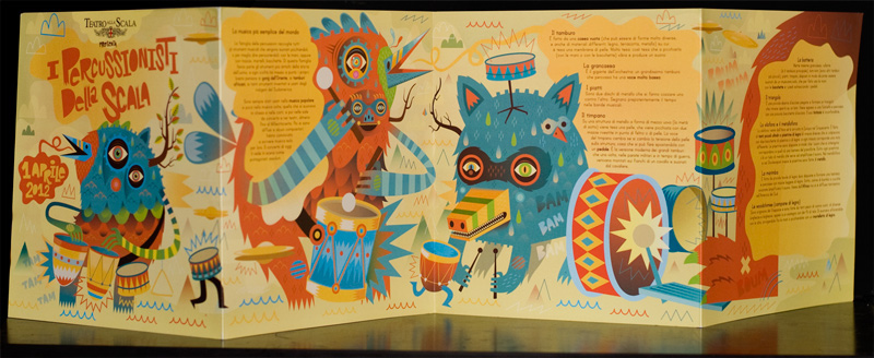 niark1 illustrations characters design Program print theater  communication children book Event