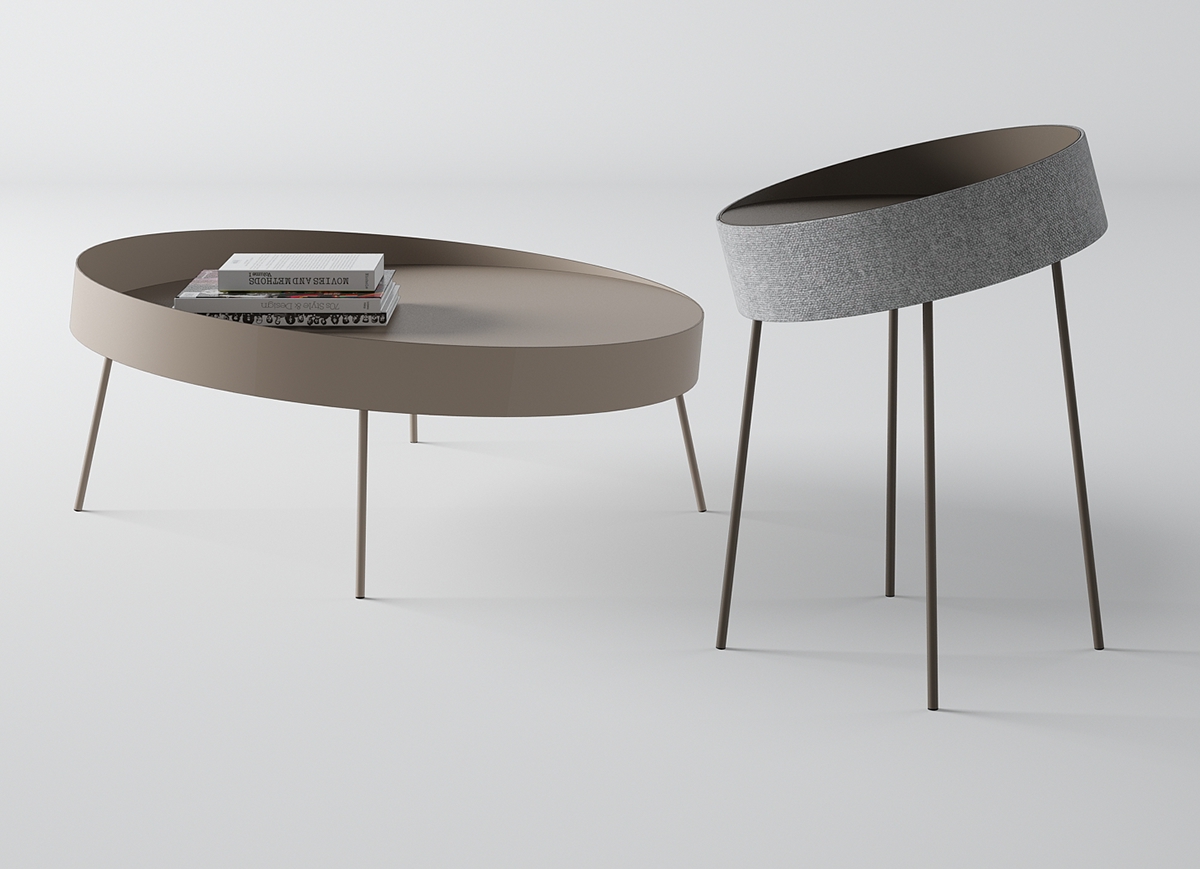 coin table coffee table design furniture Dmitry Kozinenko