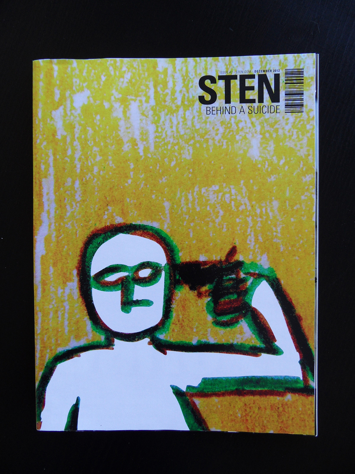 sten magazine cover design cover mental health psykology Layout phobia Health