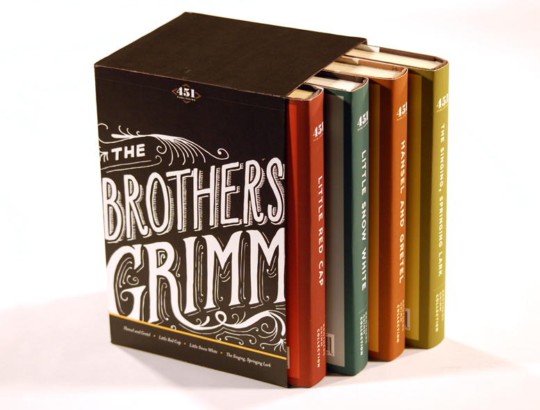 book package box grimm Collection student cover drawn