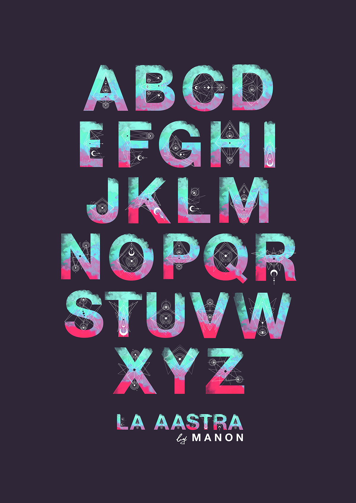 alphabet typographie