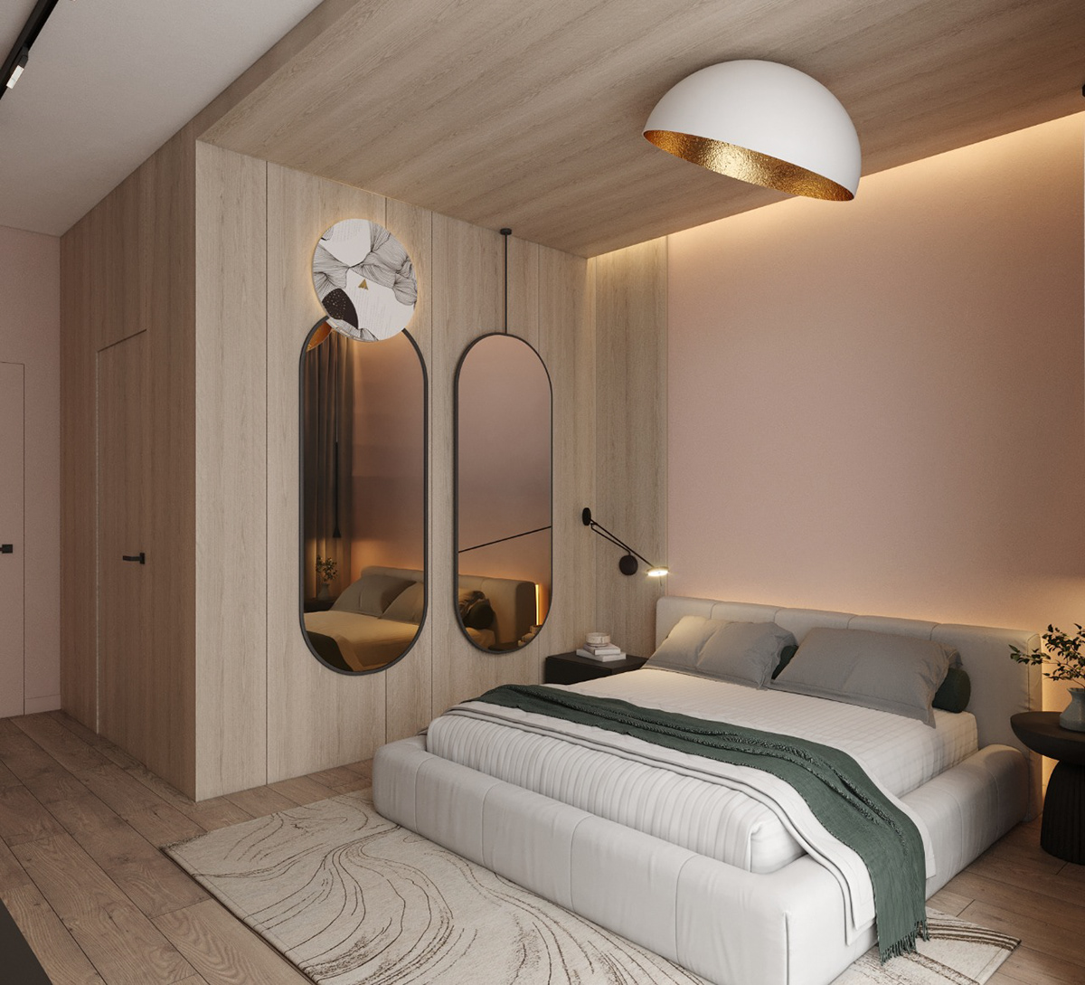 interior design  bedroom design atmospheric bedroom bedroom in light colors