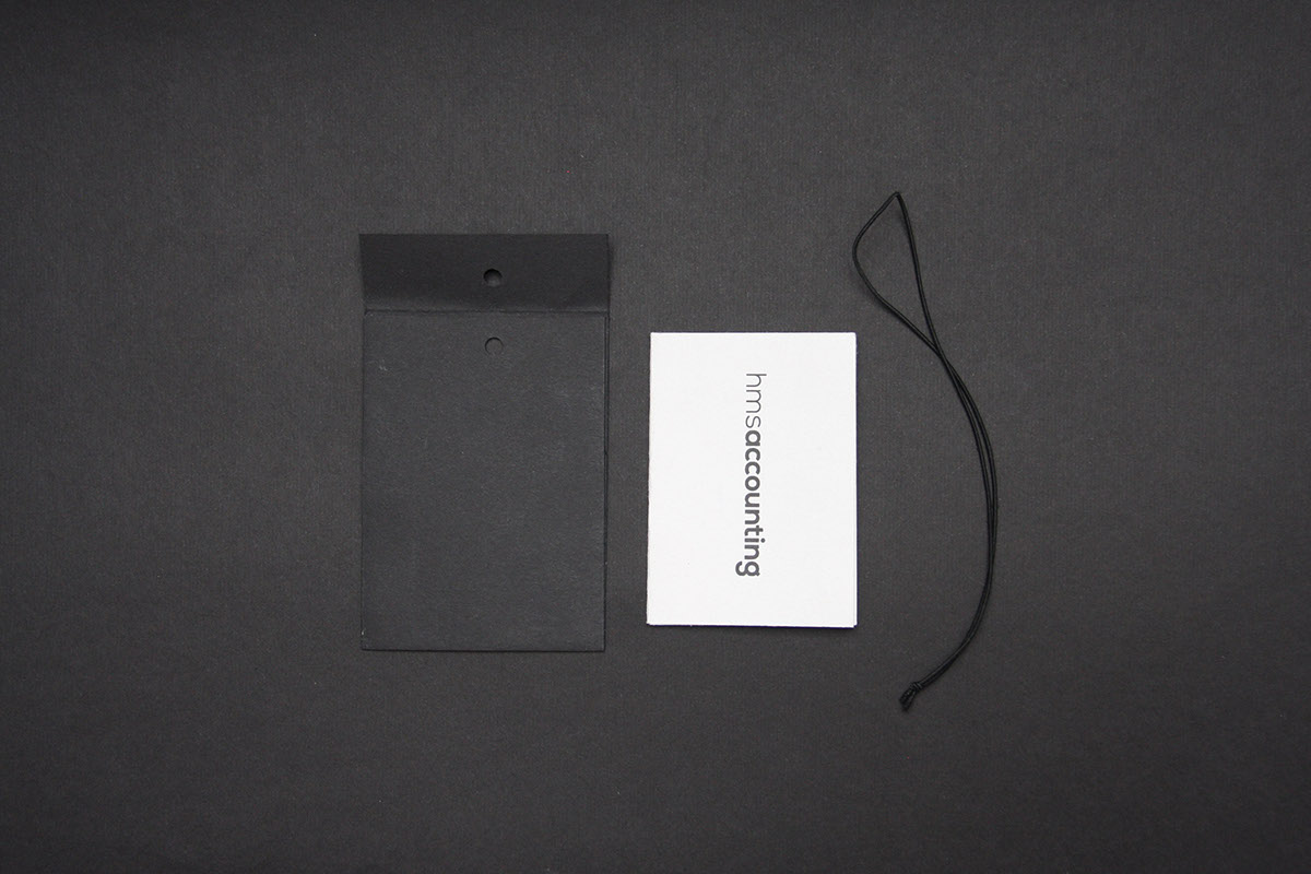 stationary Corporate Identity CI brandning   accounting black and white folder