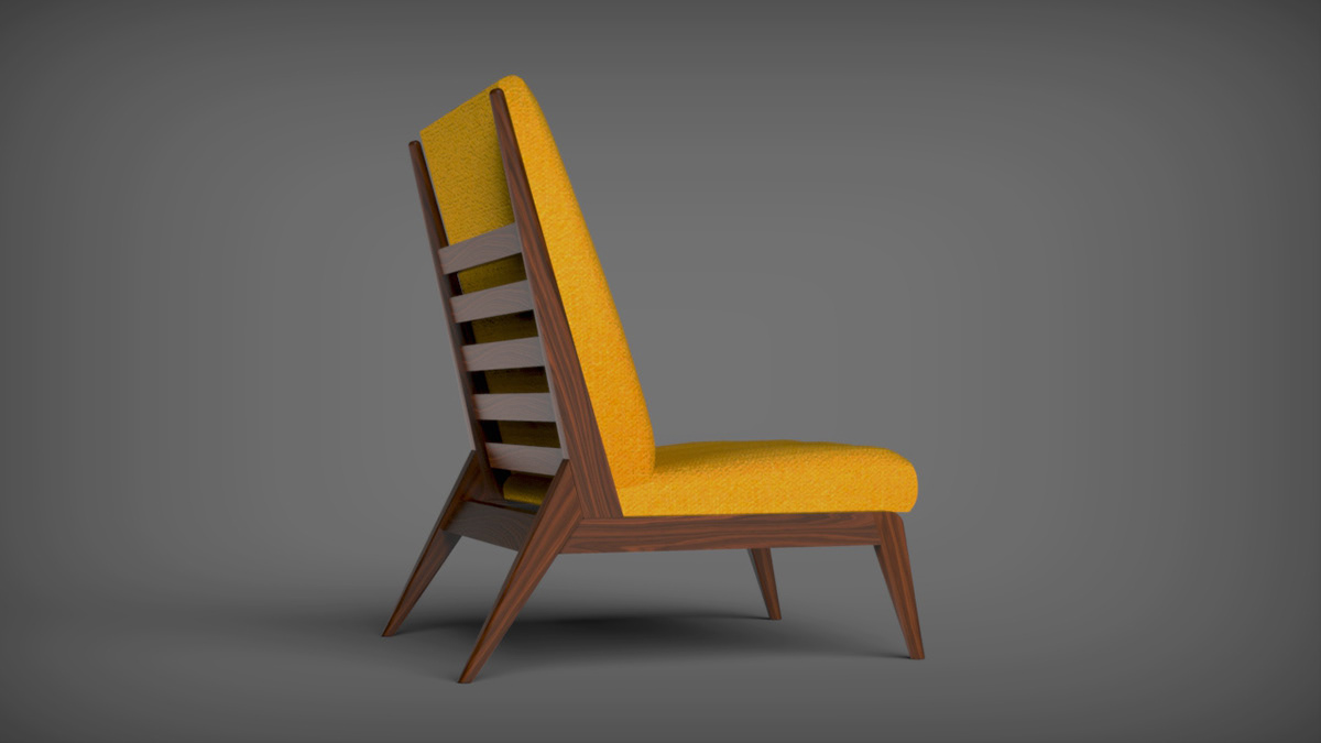 wooden joinery Carpentry tenon and mortise easy chair Lounge Chair India trikona triangle product design  furniture design 