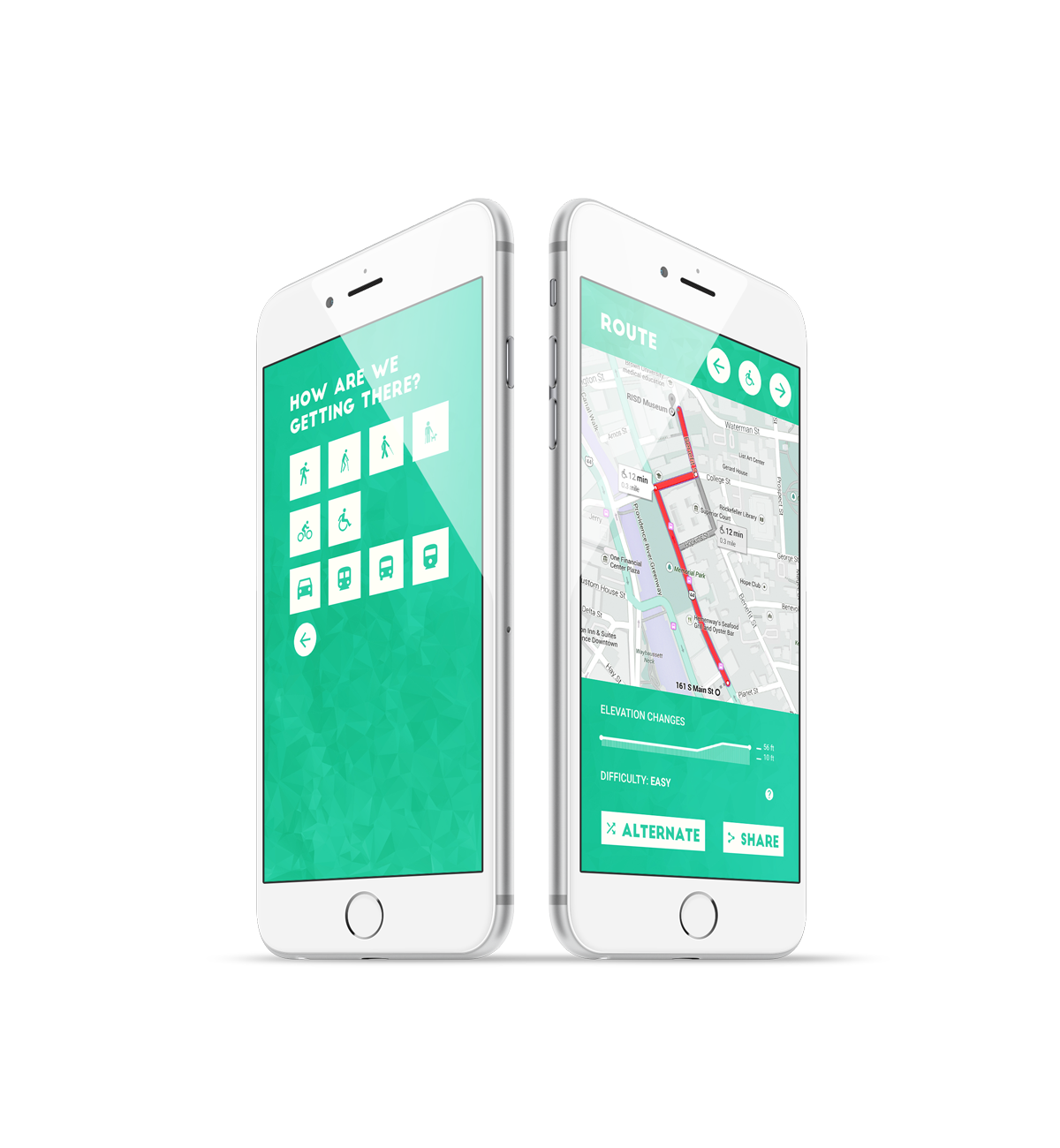 app application explore city Urban mobility system UI ux Inclusive