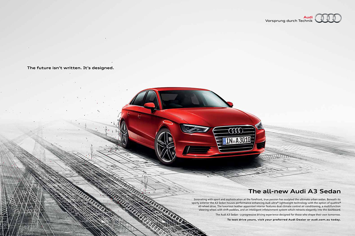 Audi press ad