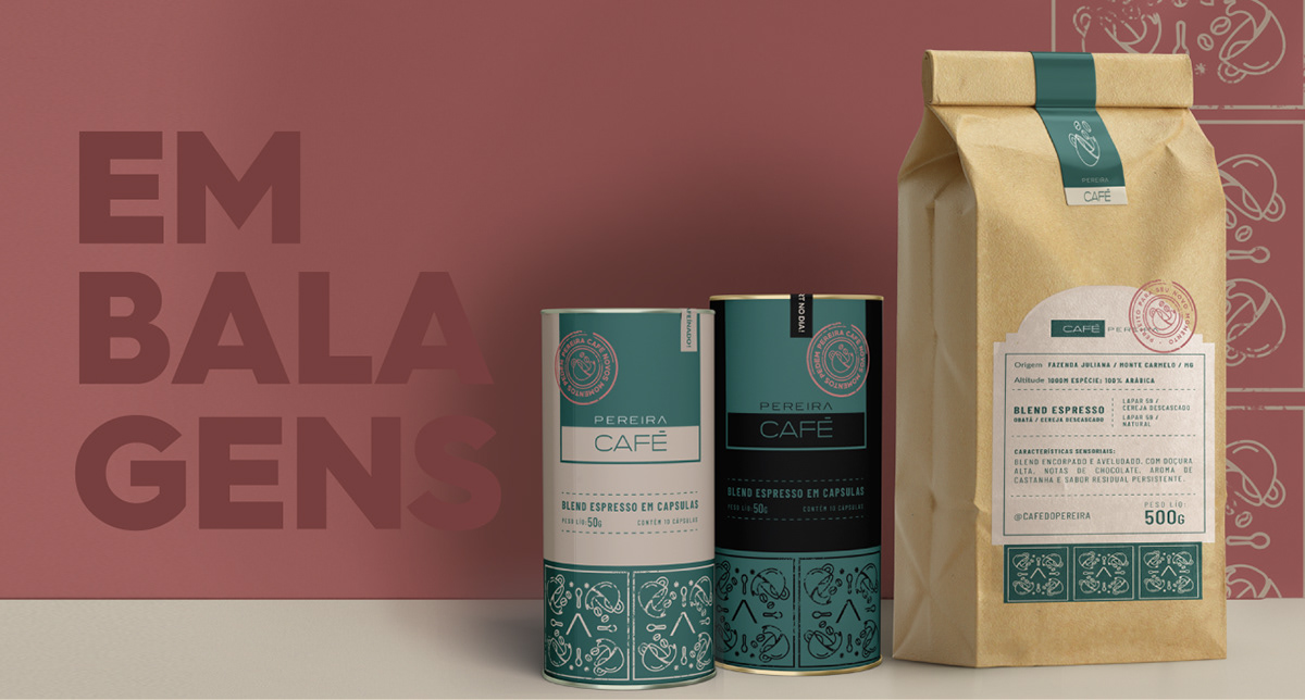 branding  cafe Coffee embalagem café Rebrand Redes Sociais
