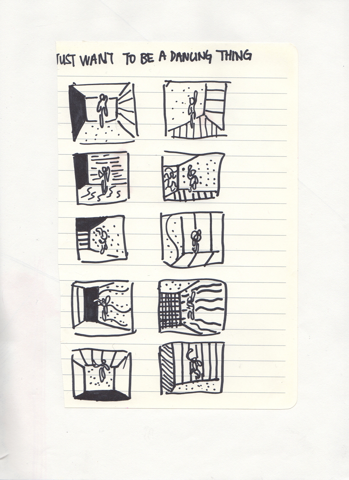sketchbook pen doodles thought