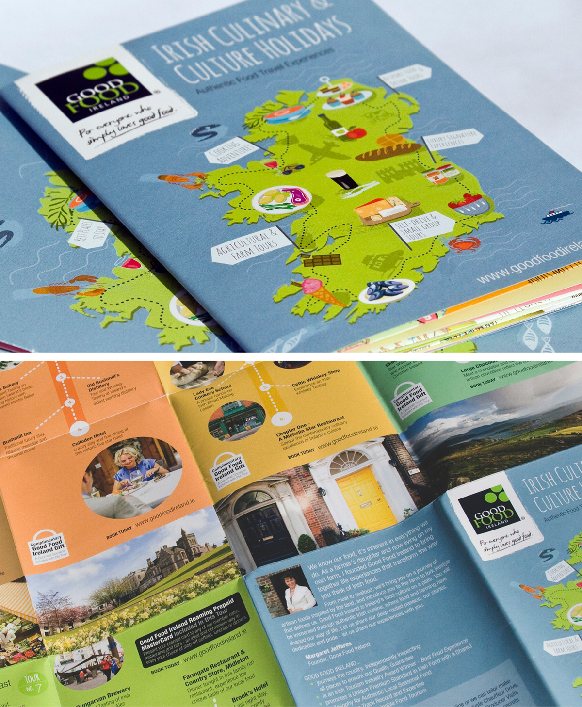 map Ireland Food  tourism culture Holiday touring
