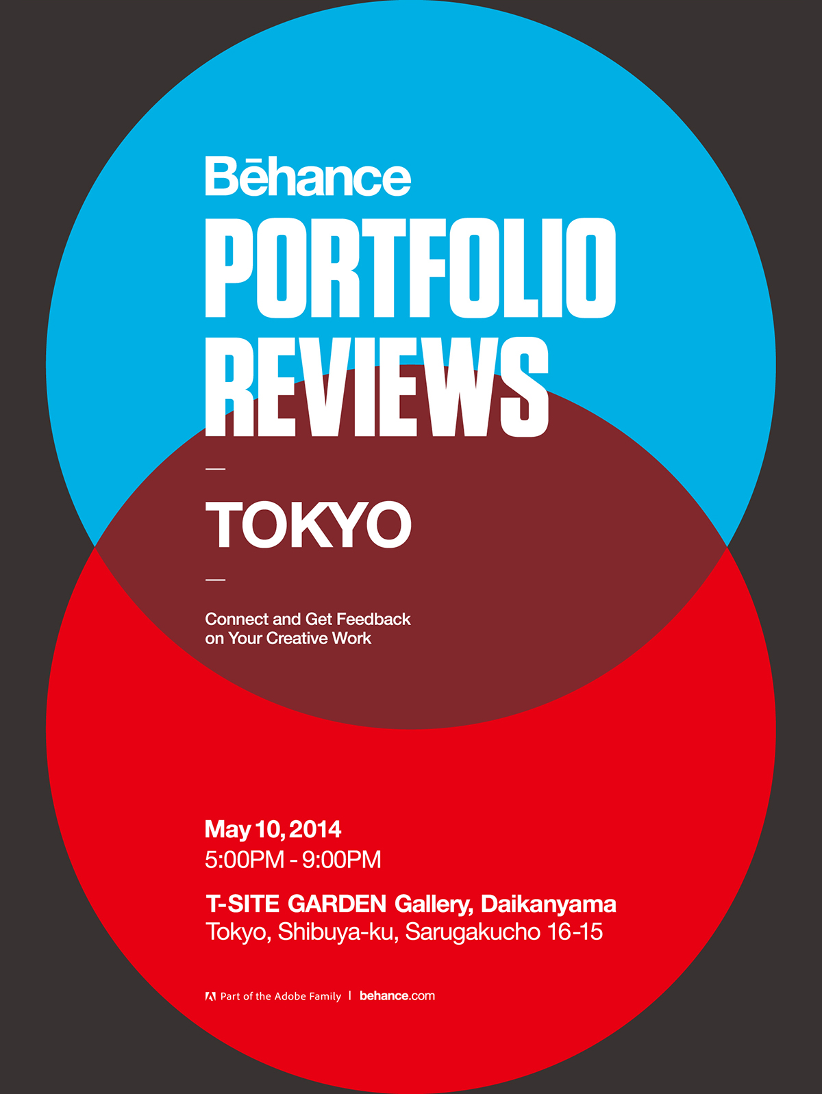 Behance reviews tokyo japan circle White graphic grid enhanced blue construction red Event portfolio