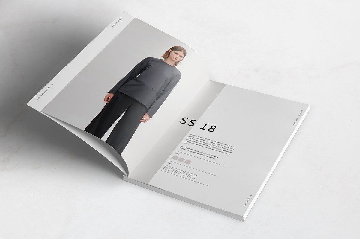 nord Lookbook editorial print design magazine template catalog journal portfolio