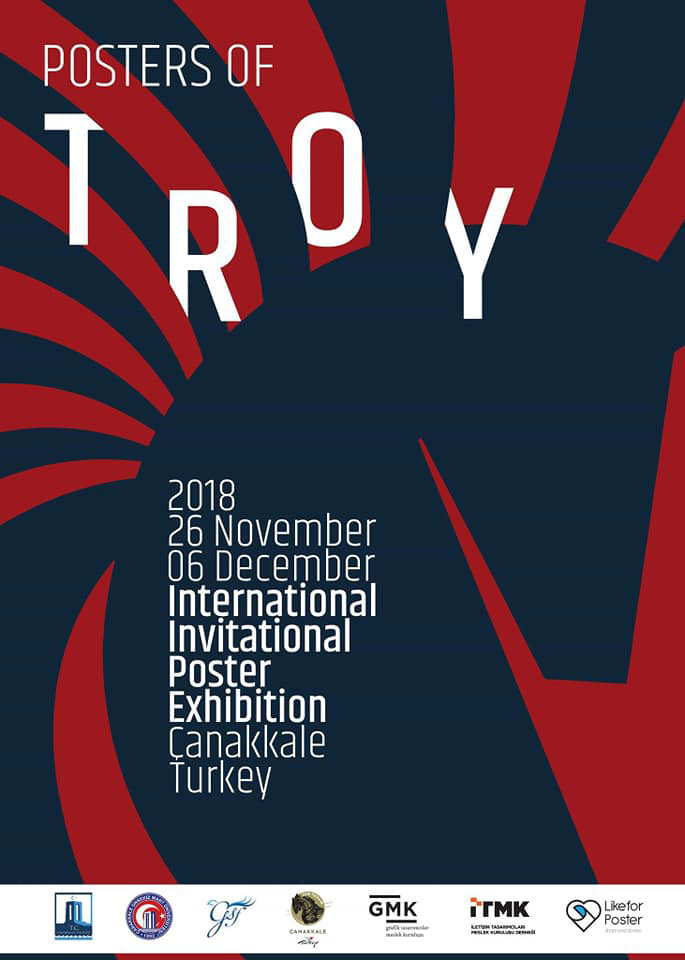Troy poster Exhibition  turchia canakkale Francesco Mazzenga design Poster Design
