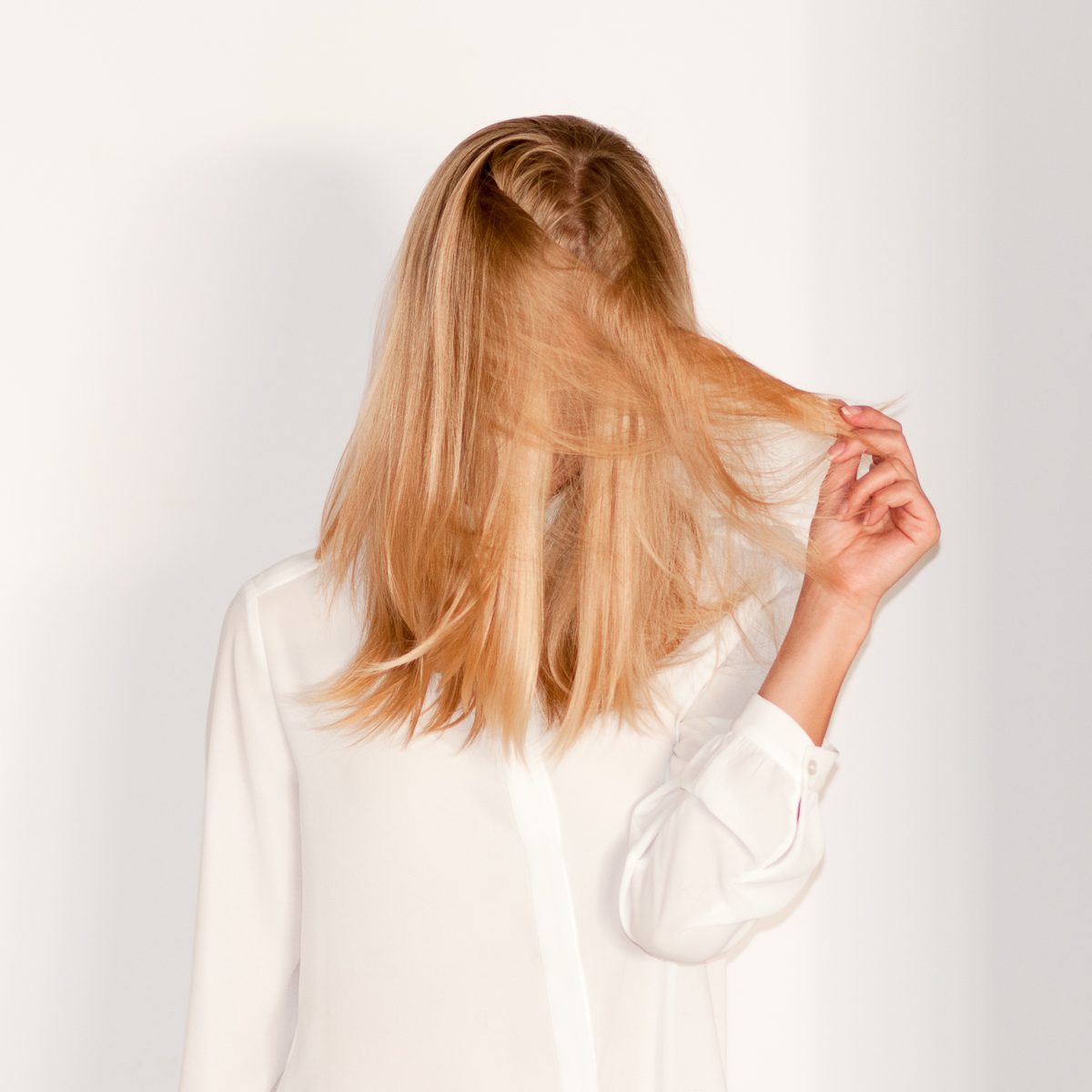 White black woman blonde hair minimalist fashion photography pablo charnas