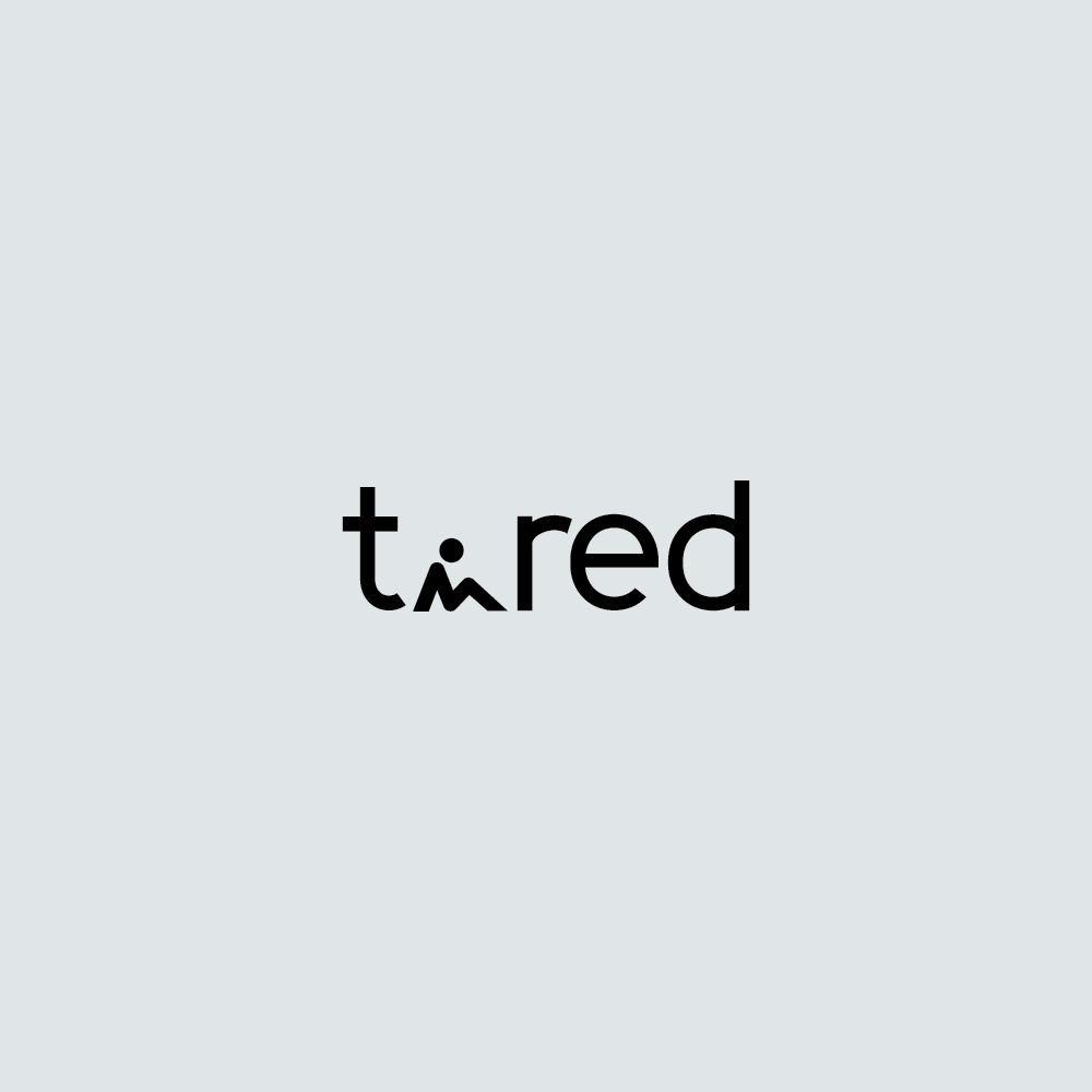 marks hidden type clever simple minimal negative space tired verbicon word