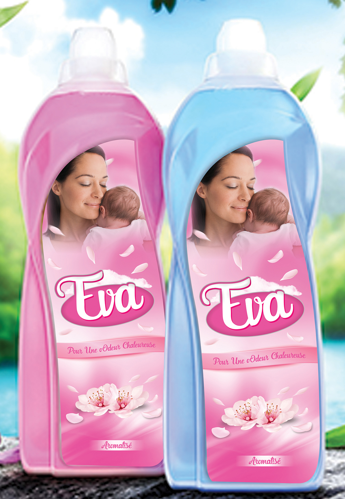 clean products Eva parfume Washing woman