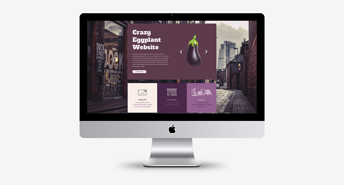 Website minimalist design Julie's Bakeshop slick inspiration