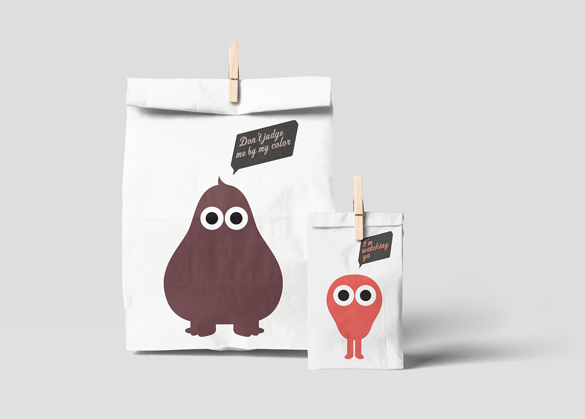 barcelona  ice cream eyes monster package Water Bottle Food  branding  Logotype icons Corporate Identity Retail shop stationary poster