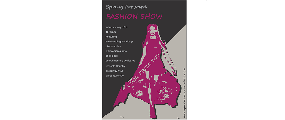 flyer fashion show Make Up
