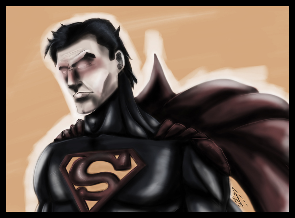 superman Dc Comics wacom Cintiq Companion hybrid