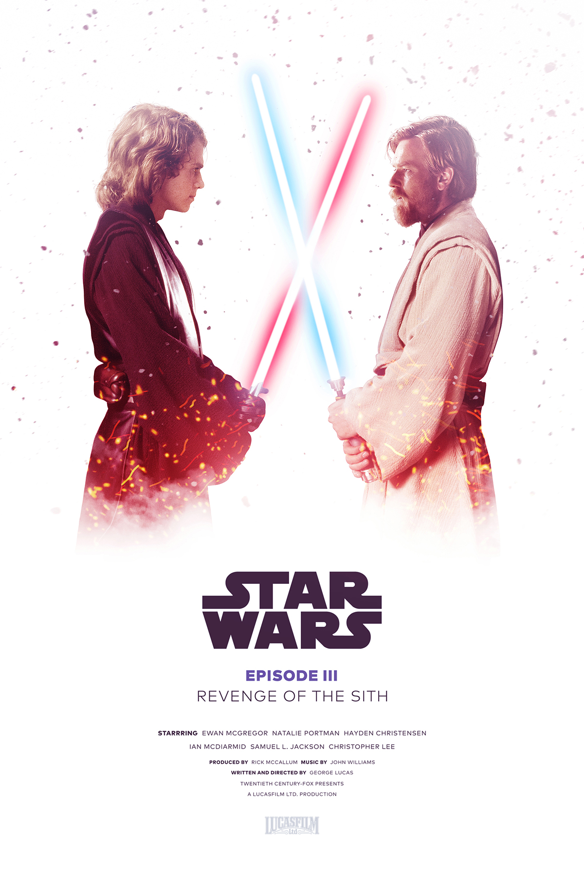 star wars darth vader Obiwan skywalker movie poster George Lucas jedi