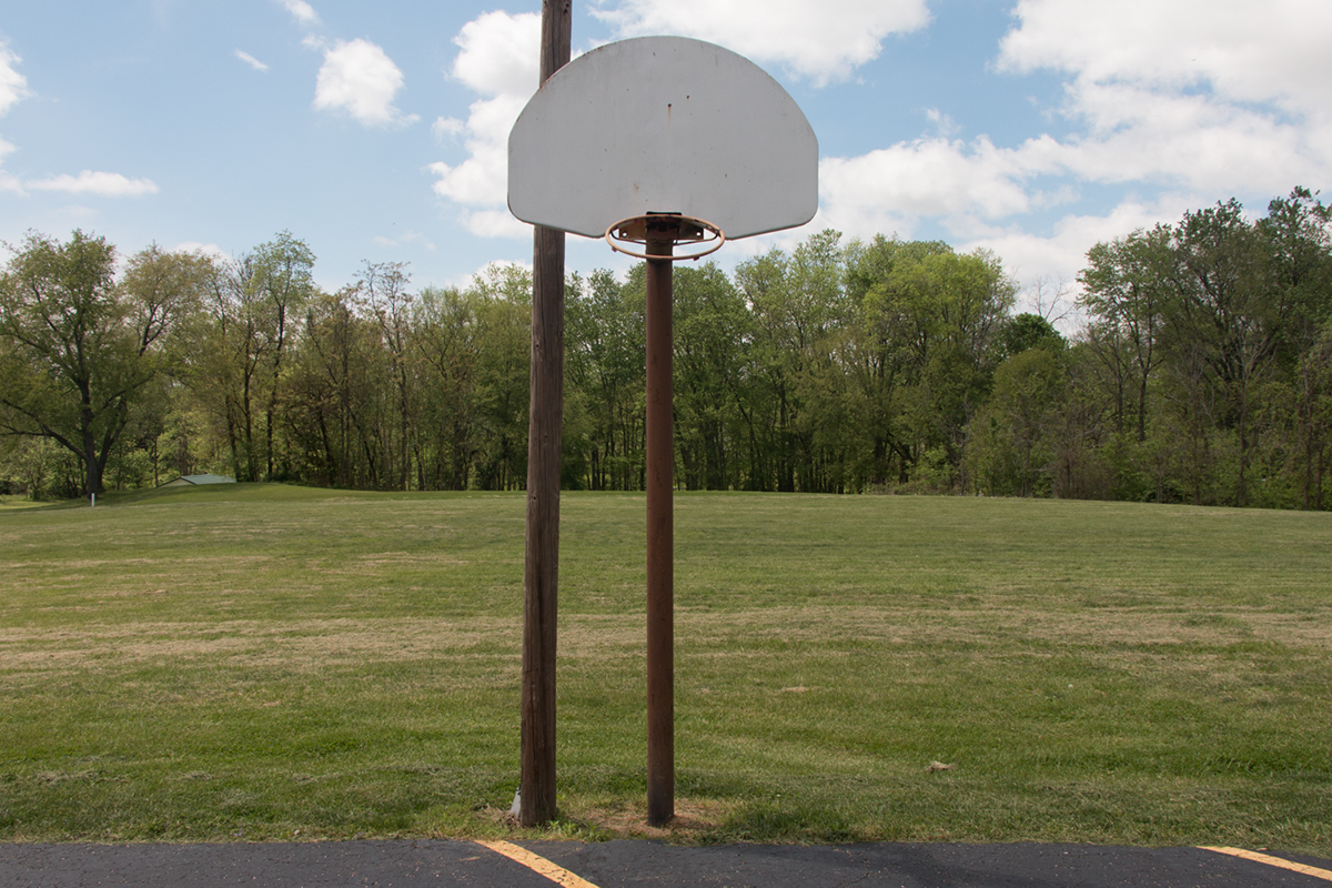 basketball hoop midwest Archive Street rural Landscape rust belt rustic desolate