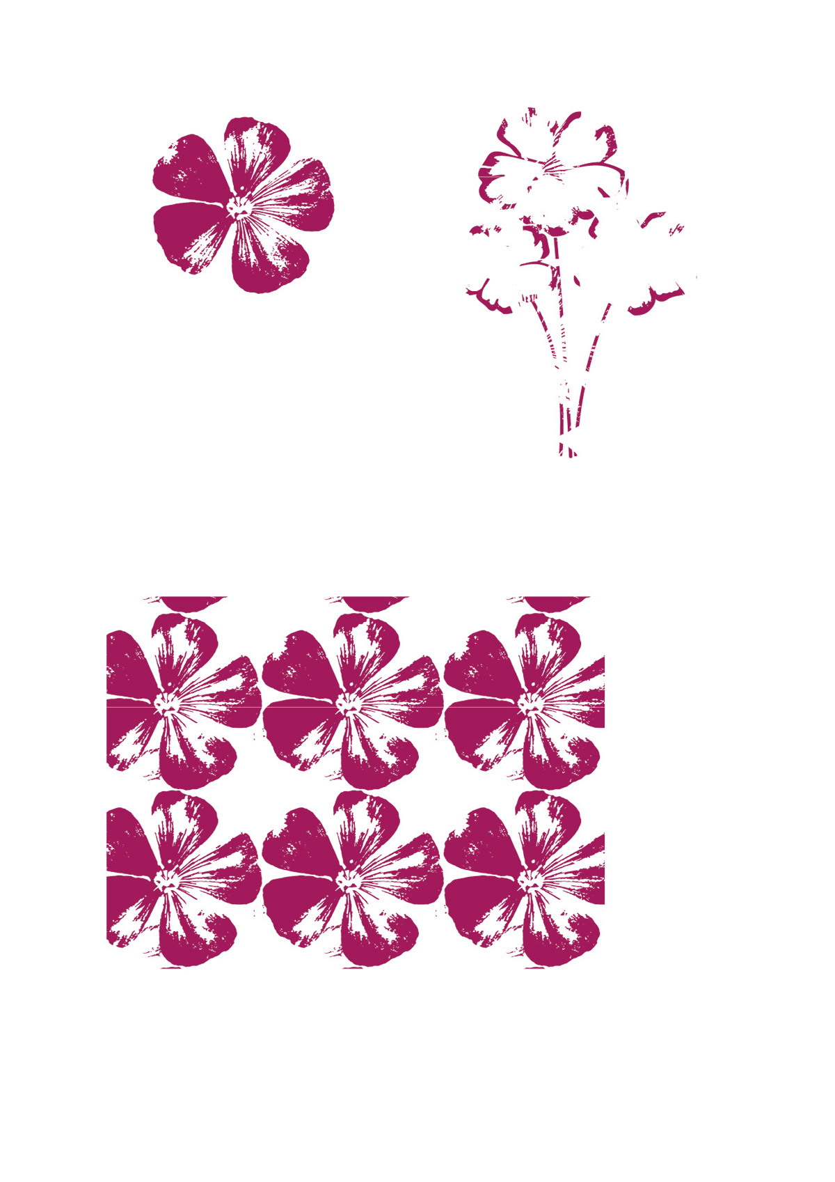 bloemen design Patroon