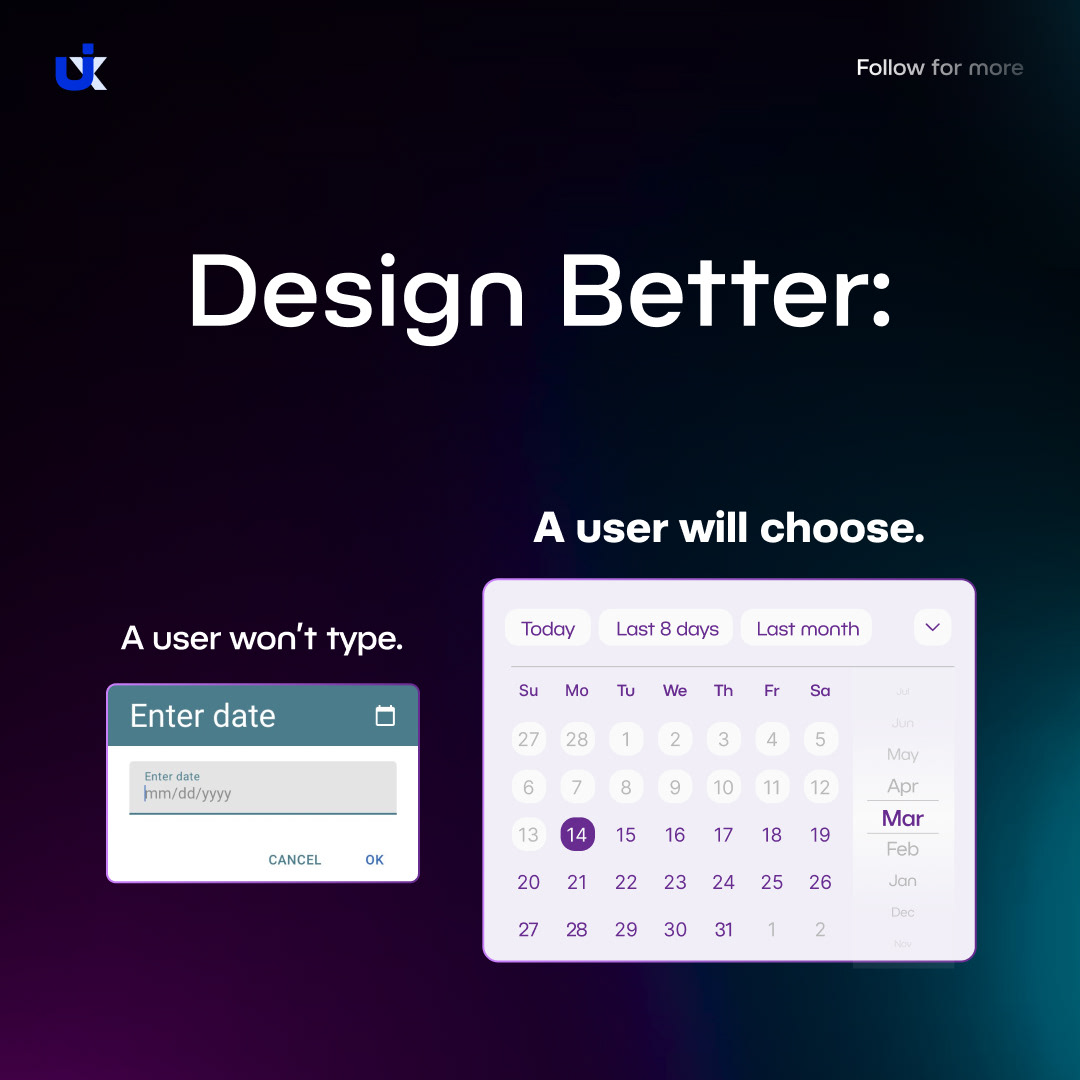 design UI/UX ui design uiux user interface user experience UserInterface app design app calendar