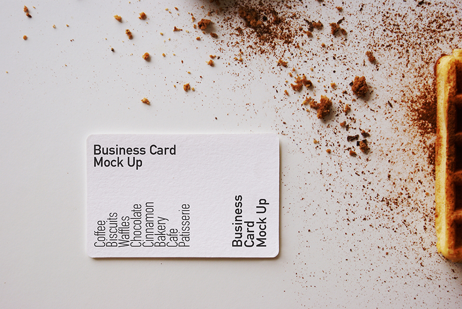 bakery biscuits breakfast business card cafe chocolate cinnamon Coffee cup mock up mock-up Mockup rounded corner Patisserie