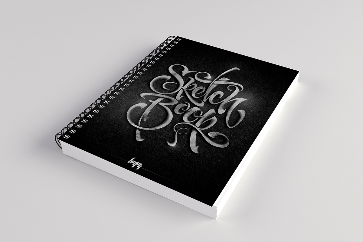 brush lettering type sketchbook fantasy tipografia