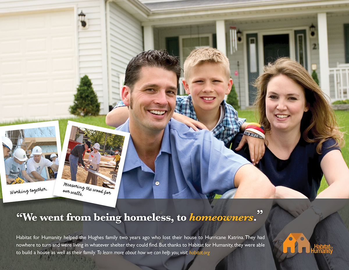 Habitat for Humanity advertisement ads logo business system non-profit