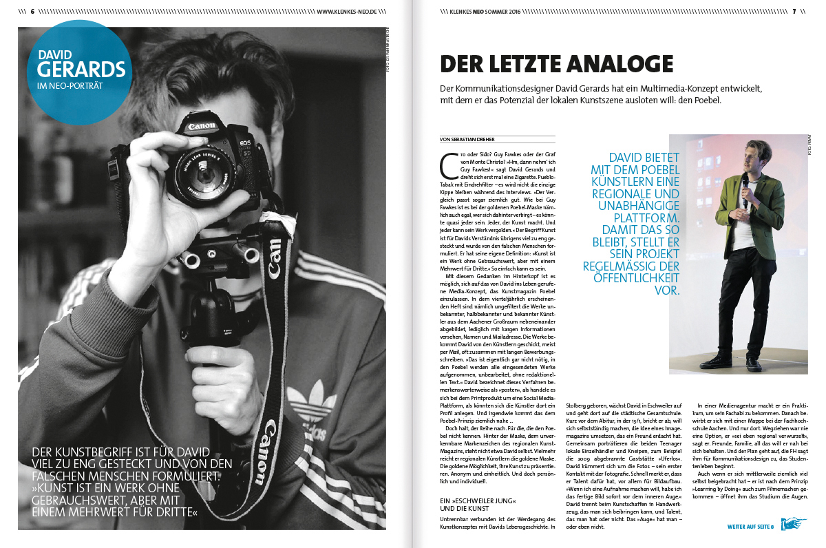 editorial design  Aachen youth