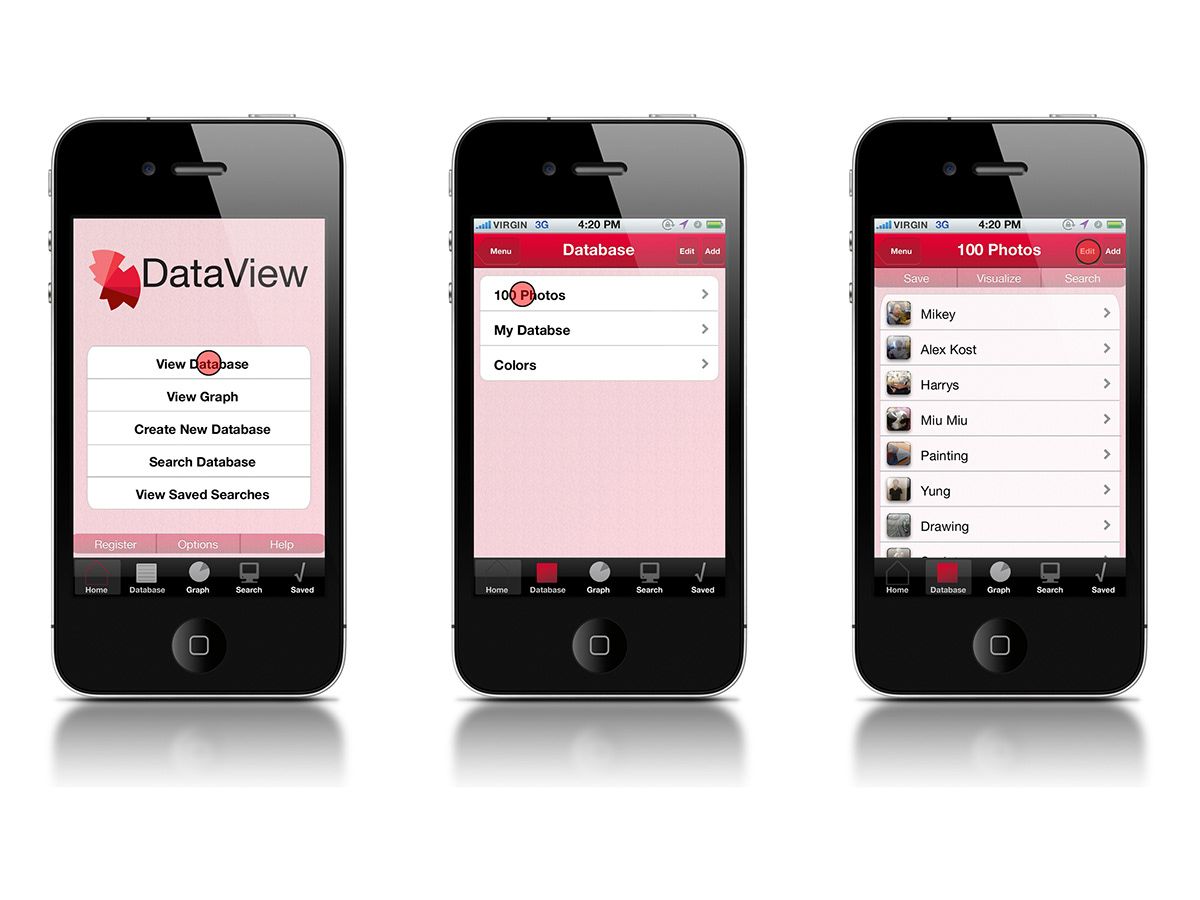 database Database Design database  organization Mobile app