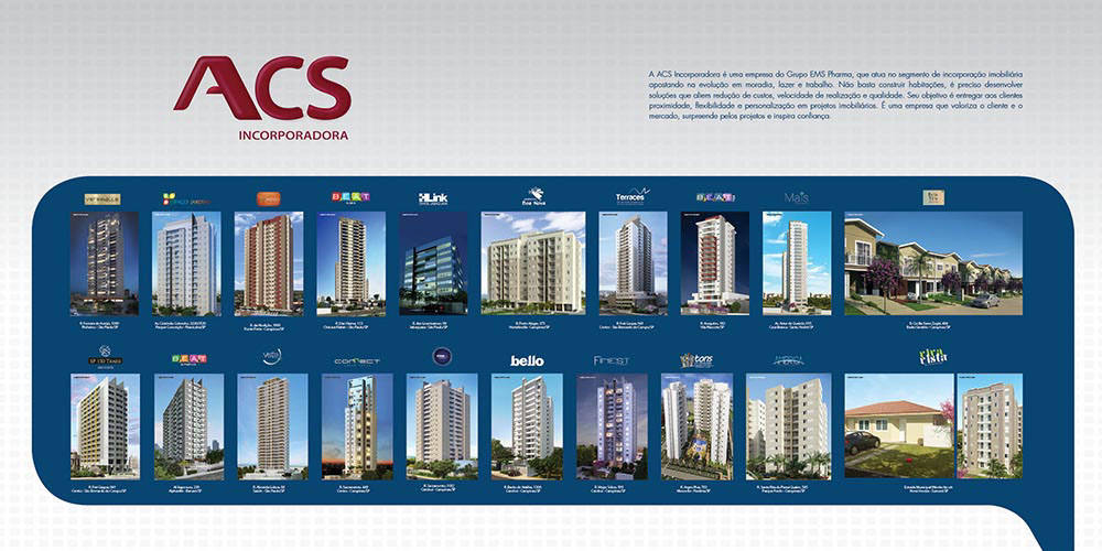 folder Empreendimento imobiliário ACS Residencial