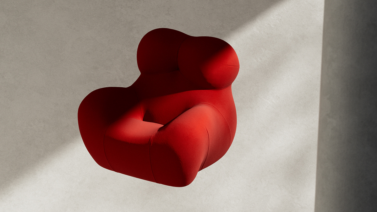 3D Advertising  art direction  BB Italia Brandfilm Creative Direction  furniture design  luxury marketing   motion design