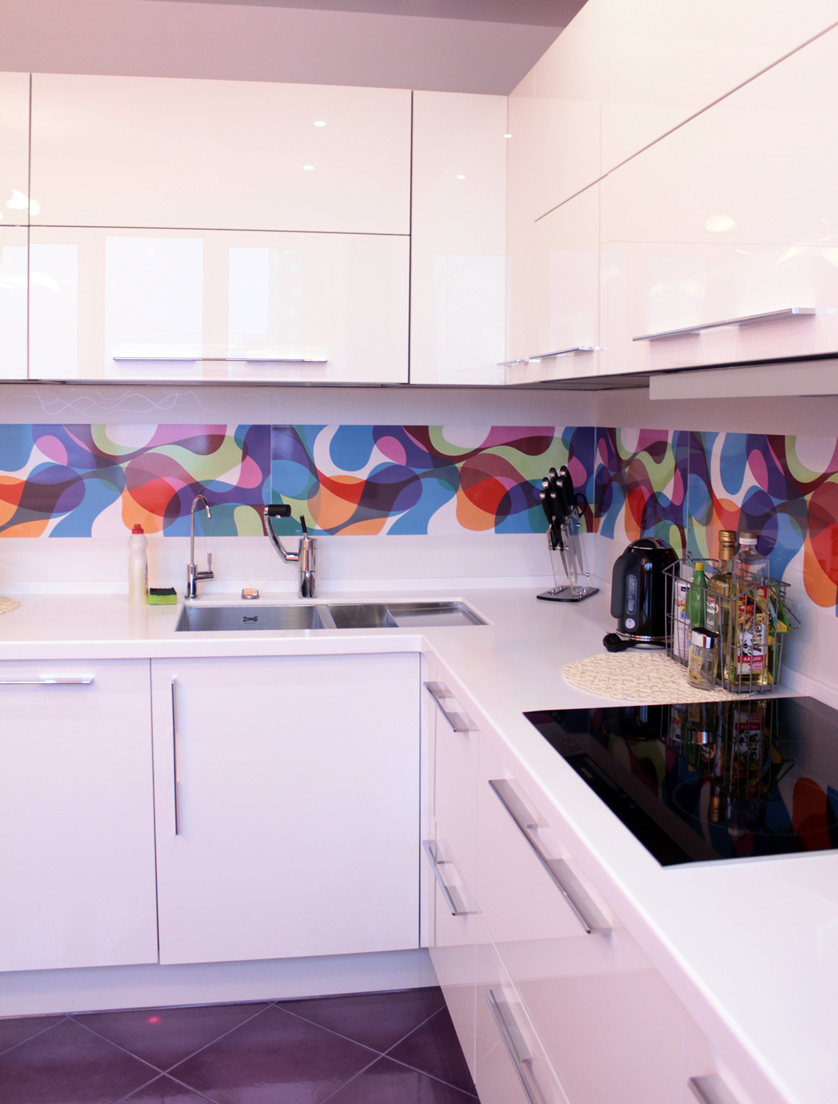 apartment Minimalism asia wall painting colorful цветной минимализм