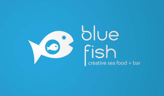 sea food logo restaurant Diseño de logotipos Food  bar fish creative identidad imagen corporativa simple clean minimal
