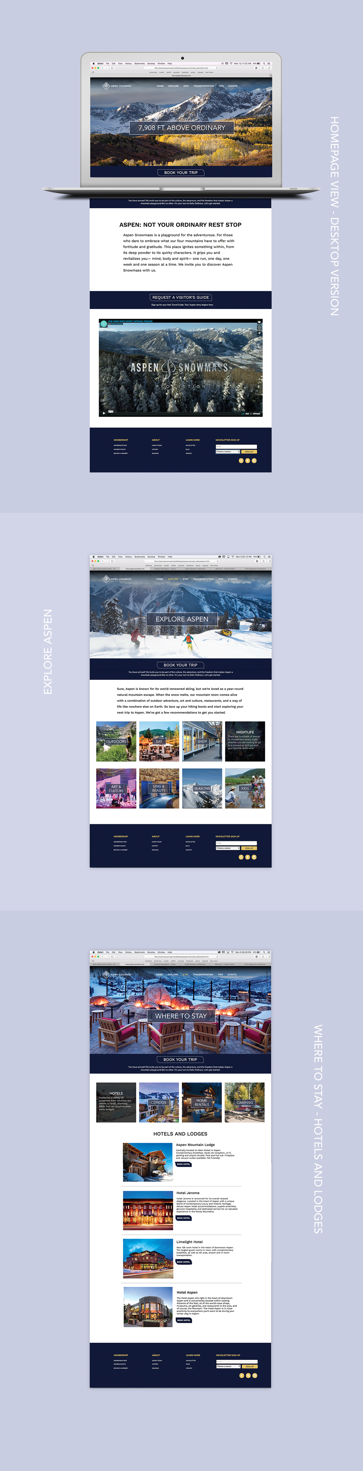 Web Design  Travel graphic design  HTML css