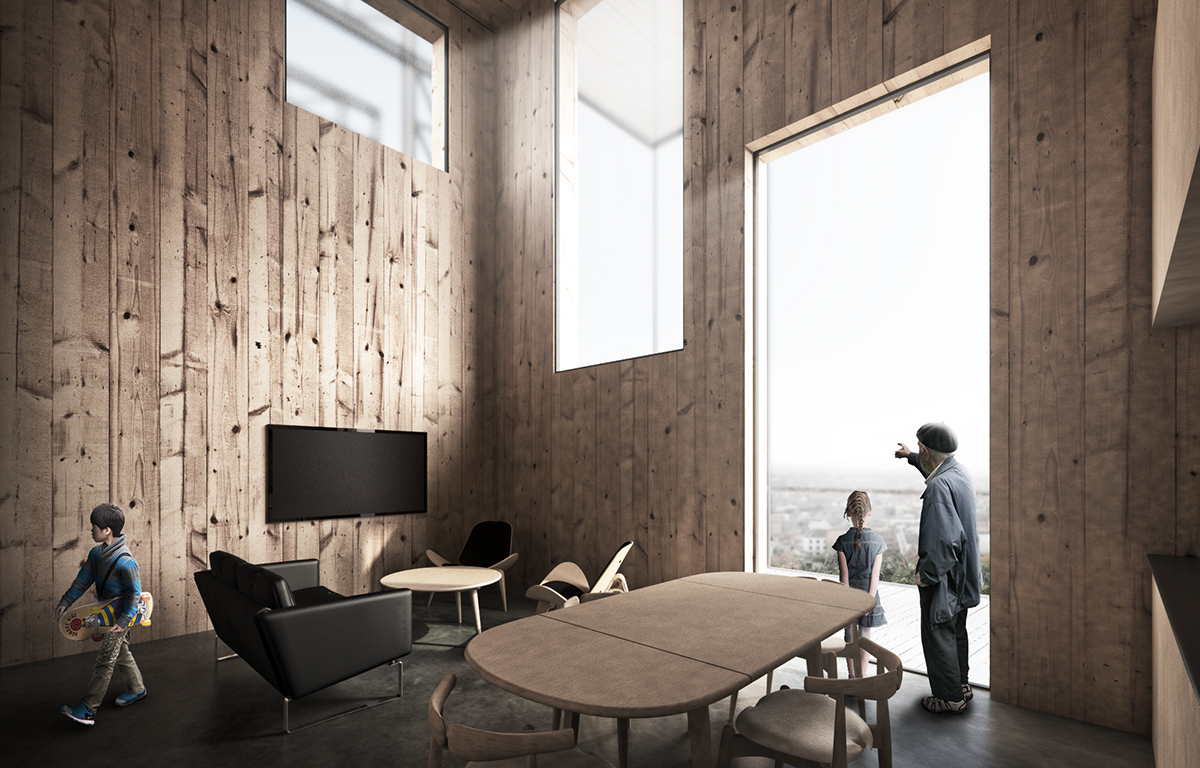zero energy building dwellings denmark architecture structure aalborg Sustainable housing