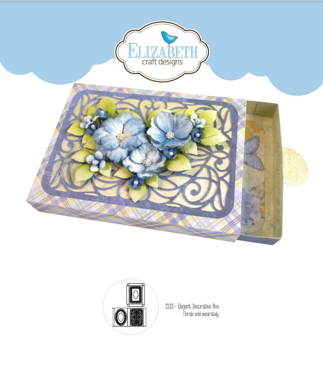 scrapbooking stamps Floral design Angelica Turner cardmaking paper crafts dies Elizabeth Craft Designs Paper Pad