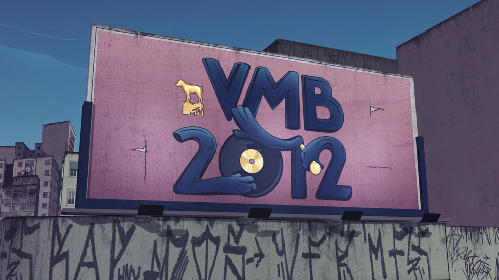 Mtv  VMB  2012  animation 3D consulado intro broadcast toon