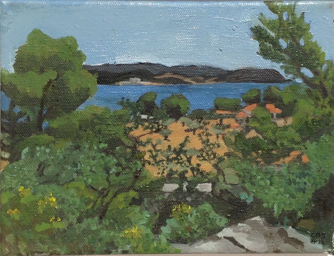 Landscape sea Nature portrait Greece impressionism agriculture rural Island porto heli spetses