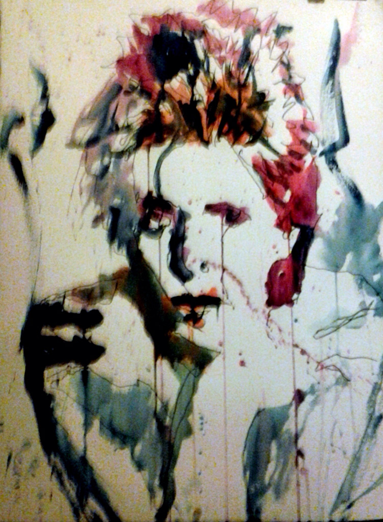 watercolor mental illness portraits