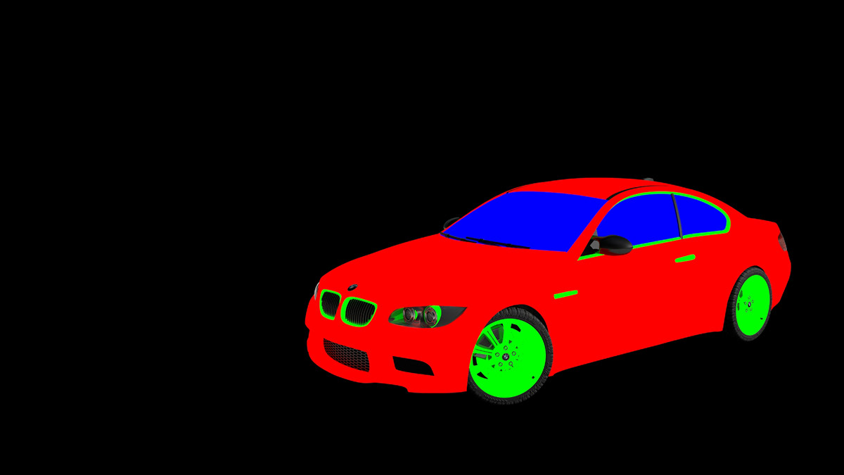BMW rendering Maya nuke compositing lighting photoshop 3D vfx