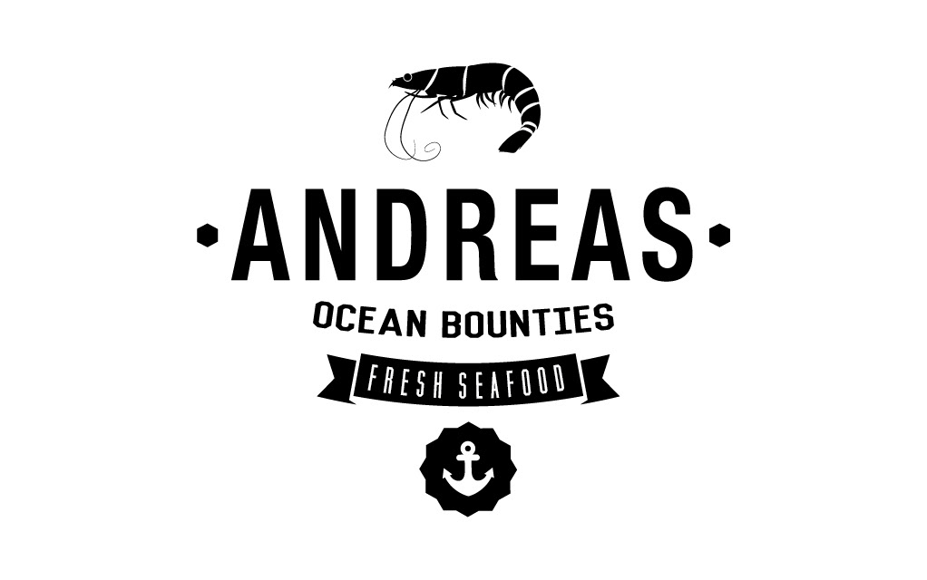 Andreas Ocean Bounty Logo Design vintage Old School Design