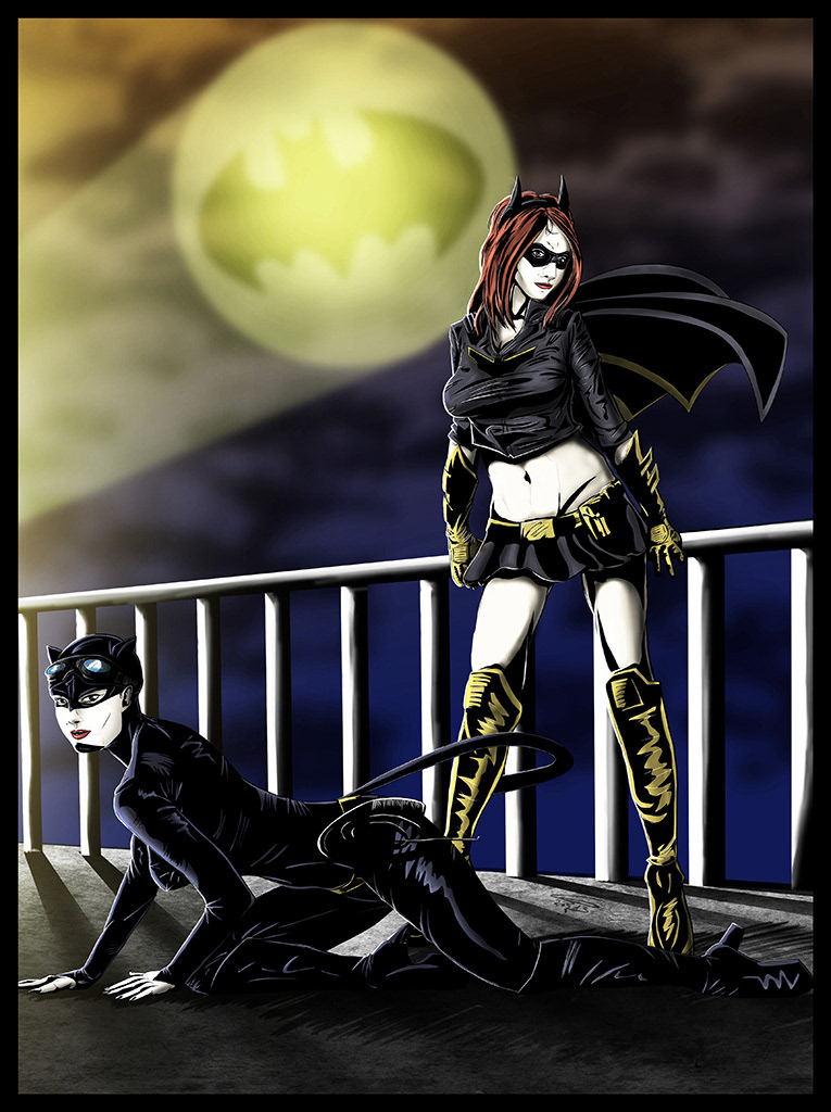 Batgirl bat girl catwoman Cat woman dccomics dc comics batman gotham city gotham Arkham asylum city