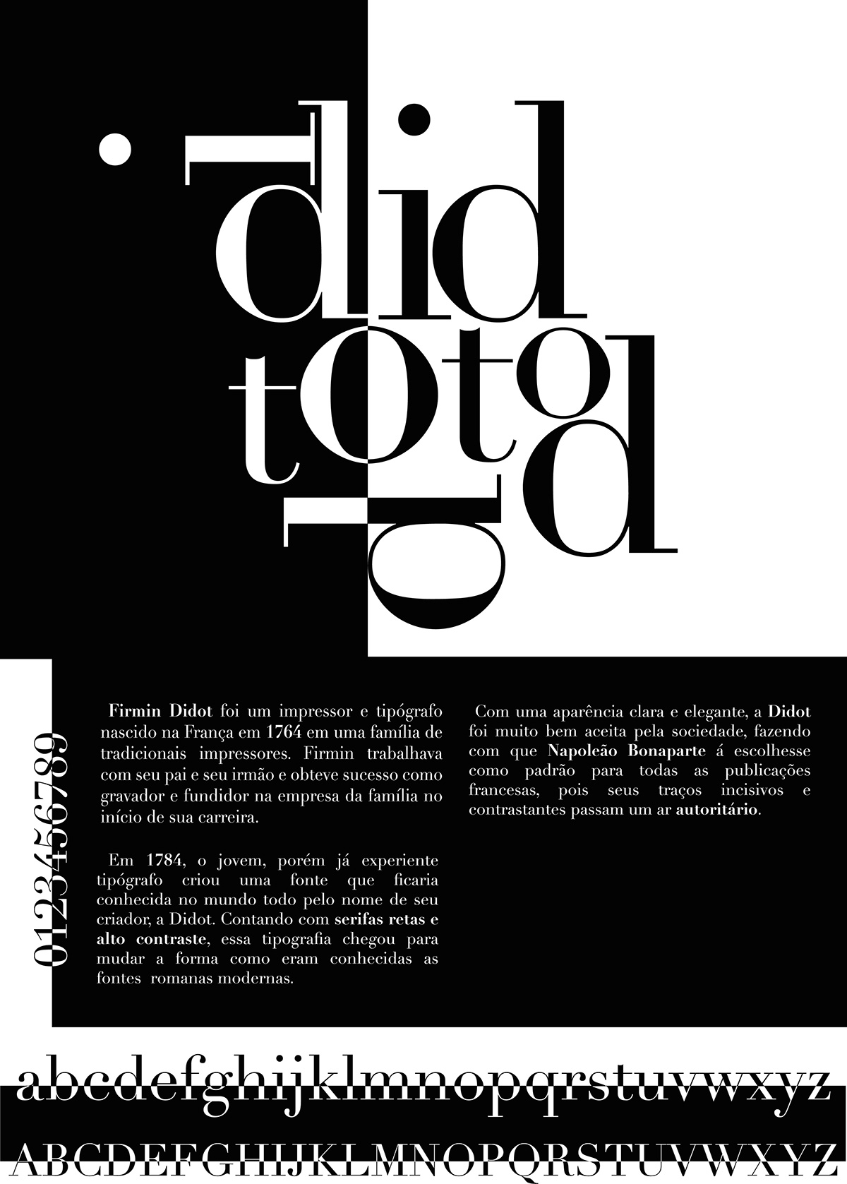 tipografia Didot Firmin Didot preto e branco historia
