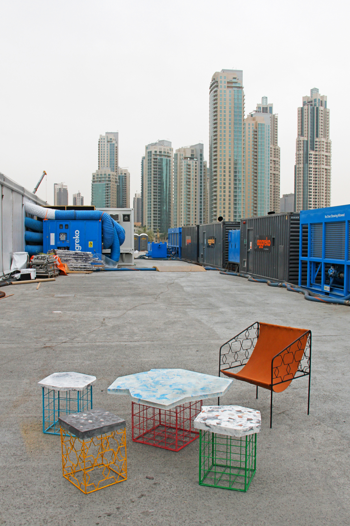 dubai construction concerete  Marble UAE arabic DDD waste swine modernism recycling