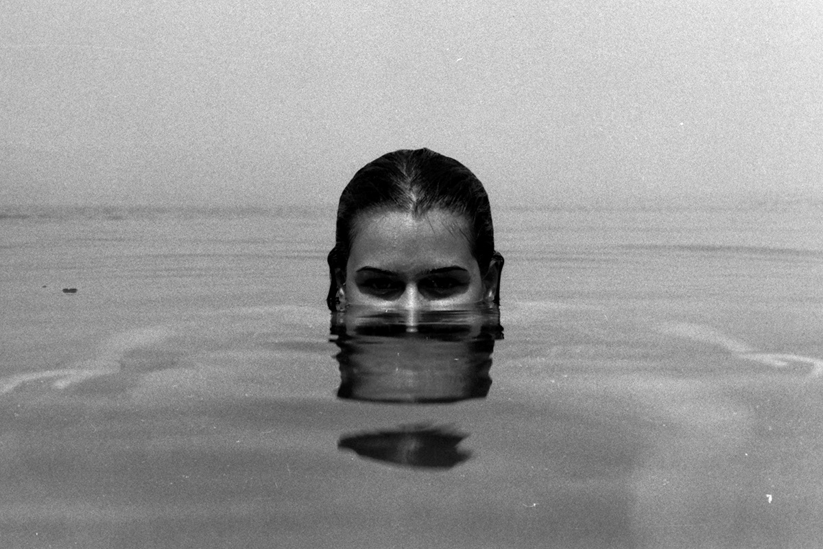 elena reflection DIMITTRIS VASILIOU sea analog chalkida Greece summer